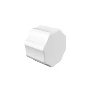 Eldon James Male Luer Plug, Natural Kynar (PVDF), 100/PK