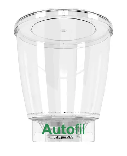 Autofil® Sterile Disposable Bottle Top Vacuum Filters with 0.45 µm PES Membrane for Prefiltration or Clarification, 1000 mL, 24/CS