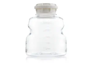 EZLabpure™ Media Bottle Polystyrene, 500 mL, GL45 Closed VersaCap, Sterile, 24/CS