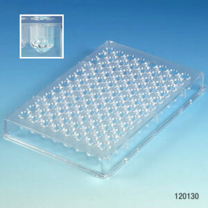 Microtitration plate, 96 well, PS