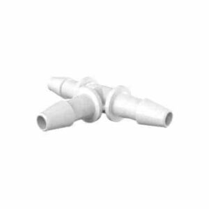 Eldon James Equal T Connector, 1/8" HB, Polypropylene (PP), 100/PK