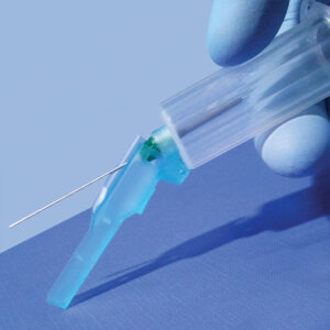 Needle holder, safety
