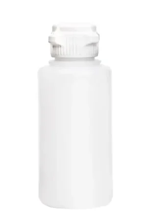 Round EZLabpure™ PP Vacuum Bottle, 1 L, VersaCap 53B closed, 1/EA