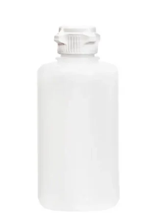 Round EZLabpure™ PP Vacuum Bottle, 2 L, VersaCap 53B, Closed, 1/EA