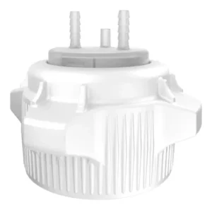 VersaCap 83 mm (83B) Carboy and Bottle Caps, Open Cap w/ 2x 1/4" Molded In HB Adapter, 1/EA