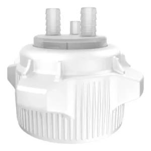 VersaCap 83 mm (83B) Carboy and Bottle Caps, Open Cap w/ 2x 1/2" Molded In HB Adapter, 1/EA