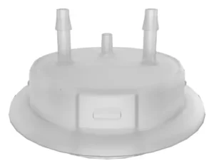 VersaCap 53 mm (53B) Bottle and Flask Cap Adapter, Tangle Free Hose Barb Adapter, Two 1/4 Inch Barbs for 1/4 Inch ID Tubing, for use with VersaCap 53 mm Open Cap, 1/EA