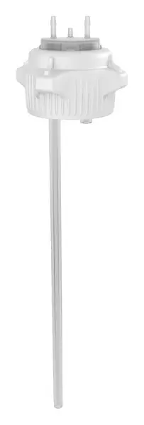VersaCap 53 mm (53B) Bottle and Flask Cap with Tubing, Open Cap with Tangle Free Hose Barb Adapter, Two 1/8 Inch Barbs with Tubing, 1/EA