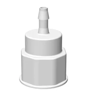 VersaBarb Polypropylene Hose Barb Spigot Fitting, 1/4 Inch, for use with Foxx EZgrip Carboys and Nalgene-Style Containers, 1/EA