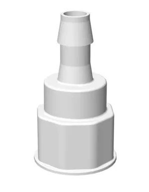 VersaBarb Polypropylene Hose Barb Spigot Fitting, 1/2 Inch, for use with Foxx EZgrip Carboys and Nalgene-Style Containers, 1/EA