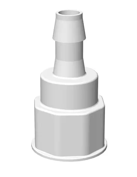 VersaBarb Polypropylene Hose Barb Spigot Fitting, 1/2 Inch, for use with Foxx EZgrip Carboys and Nalgene-Style Containers, 1/EA