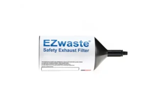 EZwaste® 100 HPLC Solvent Waste System, ¼-28 Thread Size Replacement Chemical Exhaust Filter, Activated Carbon, 25/CS 