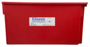 EZwaste® Secondary Container Spill Basin, Safety Tray for 60 L-90 L (15 to 23 Gallon) Carboys, Bottles, and DOT Waste Containers, 1/EA