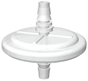 EZFlow® Vent Filter, 0.2 µm PTFE 50 mm PP Housing, 1/4" to 1/2" Stepped Barb, Non-Sterile, 25/PK