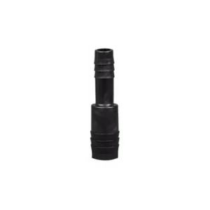 Polyethylene Barbed Union Tube Fittings, Reducing Connector, 1/2 Inch x 1/4 Inch, 10/PK