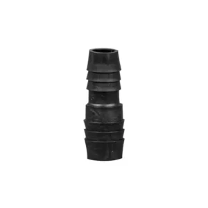Polyethylene Barbed Union Tube Fittings, Reducing Connector, 5/8 Inch x 1/2 Inch, 10/PK