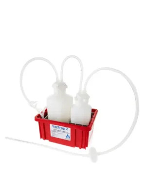 Vactrap™ 2 Vacuum Trap System (Vacuum Flask Alternative) for Aspiration and Vacuum Protection, Shatterproof 2+1 Liter Aspirator Bottle Assembly with Secondary Container, Bleach Compatible HDPE, 2 L Bottle with 1 L Overflow Bottle & Inline Vent Filter, 1/EA