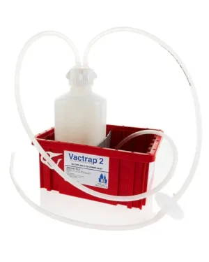 Vactrap™ 2 Vacuum Trap System (Vacuum Flask Alternative) for Aspiration and Vacuum Protection, Shatterproof 2 Liter Aspirator Bottle Assembly with Secondary Container, Autoclavable Polypropylene (PP), 2 L Bottle with Inline Vent Filter, 1/EA