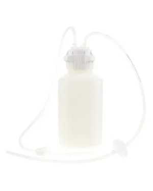 Vactrap™ 2 Vacuum Trap Bottle (Vacuum Flask Alternative) for Aspiration and Vacuum Protection, Shatterproof 4 Liter Aspirator Bottle Assembly, Autoclavable Polypropylene (PP), 4 L Bottle with Inline Vent Filter, No Secondary Container, 1/EA