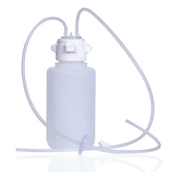 Vactrap™2 Round, 4 L, PP, NO BIN, 1/4" ID TUBING, 1/EA