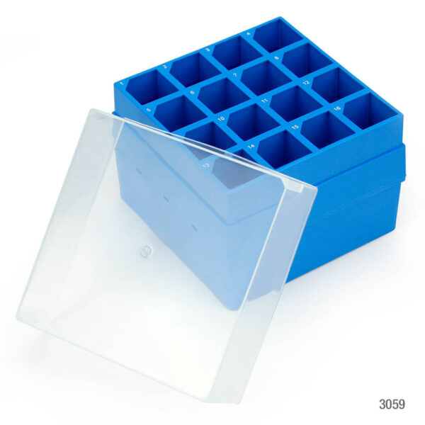 Storage box with lid for 50mL centrifuge tubes,