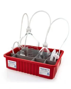Vactrap™ G Vacuum Trap System (Vacuum Flask Alter) for Aspiration and Vacuum Protection, 10+2 Liter PUREGRIP Glass Bottles Assy W/ Secondary Container, 10 L Bottle W/ 2 L Over flow Bottle & Inline Vent Filter, 1/EA