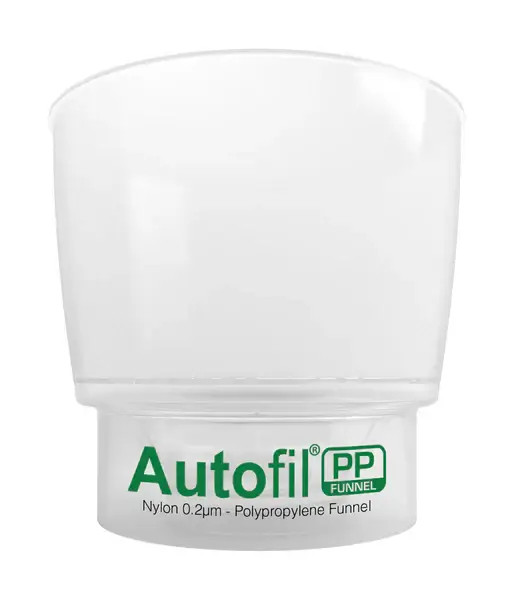 Autofil PP - Disposable Vacuum Bottle Top Filters for Solvent Filtration, with 0.2 µm Sterilizing Nylon Membrane, 500 mL, GL45 Thread, Polypropylene Housing, Non-Sterile, 12/CS