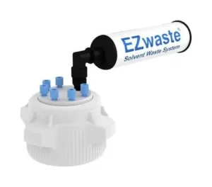 EZwaste® HPLC Solvent Waste System, Cap-Only Assembly, 83 mm (83B) VersaCap with Six (6x) Ports for 1/16 Inch O.D. Tubing, 1/EA