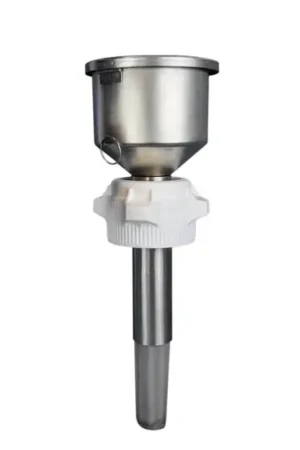 EZwaste® Safety Funnel, VersaCap 83B, Stainless Steel, 1/EA