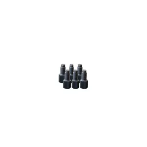 EZwaste® HPLC Solvent Waste System, Replacement Fittings, Plugs for 1/8 Inch OD or 1/16 Inch OD Ports, Black Plug, 1/4-28 Thread, 6/PK