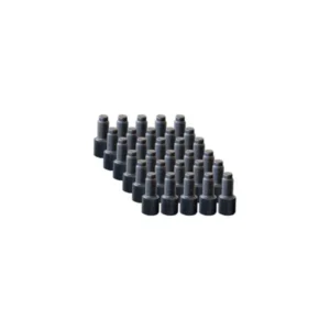 EZwaste® HPLC Solvent Waste System, Replacement Fittings, Plugs for 1/8 Inch OD or 1/16 Inch OD Ports, Black Plug, 1/4-28 Thread, 30/PK