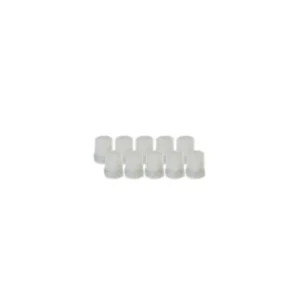 EZwaste® HPLC Solvent Waste System, Replacement Fittings, Plugs for Carbon Filter Port, Black Plug, 1/4 Inch MNPT Thread, 10/PK