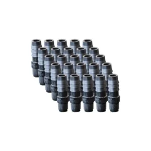 EZwaste® HPLC Solvent Waste System, Replacement Fittings, 3/8 Inch Hose Barb Fittings for 3/8 Inch ID Tubing, Black Fitting, 1/8 Inch MNPT Thread, 25/PK