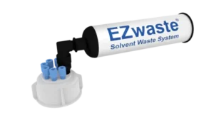 EZwaste® HPLC Solvent Waste System, Cap-Only Assembly, 51 mm (51S) VersaCap with Six (6x) Ports for 1/8 Inch O.D. Tubing, 1/EA