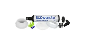 EZwaste® HPLC Solvent Waste System, Cap-Only Assembly, 70 mm (S70) VersaCap with Six (6x) Ports for 1/16 Inch O.D. Tubing; One (1x) Port for 1/4 Inch O.D. Tubing; Three (3x) Hose Barb Ports for 1/4 or 3/8 Inch I.D. Tubing, 1/EA
