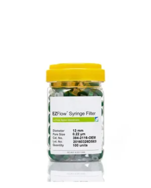 EZFlow® Non-Sterile Nylon Syringe Filters, 0.22 µm Pore Size Membrane for Prefiltration and Sample Prep, 13 mm, 100/PK