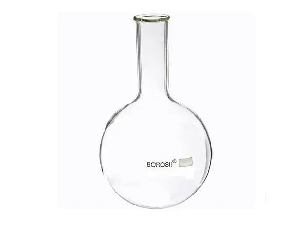 Borosil® Round Bottom Boiling Flask with Beaded Rim, 6 L (6,000mL), 1/EA