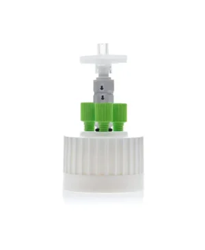 ChromCap™ 300 HPLC Solvent Reservoir 38-430 System with Class VI PTFE Adapter & Safety Air Inlet Valve, Cap-Only, Three (3x) Ports- OD Tubing-3.2mm (1/8") or 1.6 mm (1/16"), 1/EA
