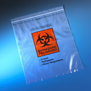 Specimen bag, zipper closure, 12x15"