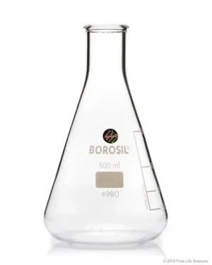 Borosil® Narrow Mouth Glass Erlenmeyer Flasks, 2 L (2,000 mL), 20/CS