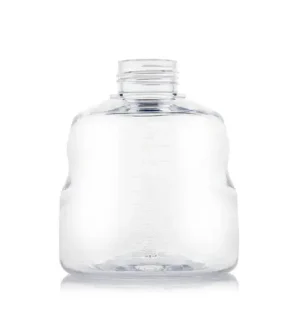 EZBiopure Titanium Round Bottle, PETG, 1L, GL45 Neck with No Cap, Non-Sterile, 24/CS