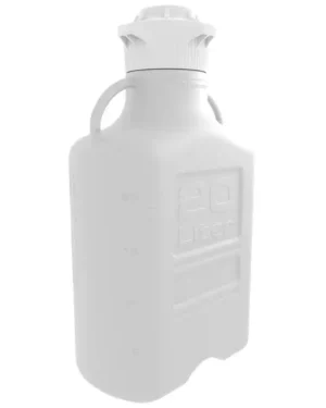 EZBio® Carboy, HDPE, 20 L, No Spigot, VersaCap® 120 mm, Double Bagged, Non Sterile, 1/EA