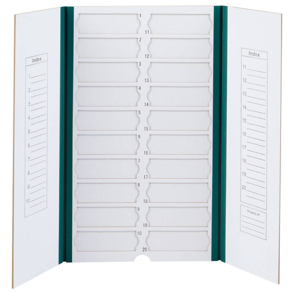 Slide folder, cardboard