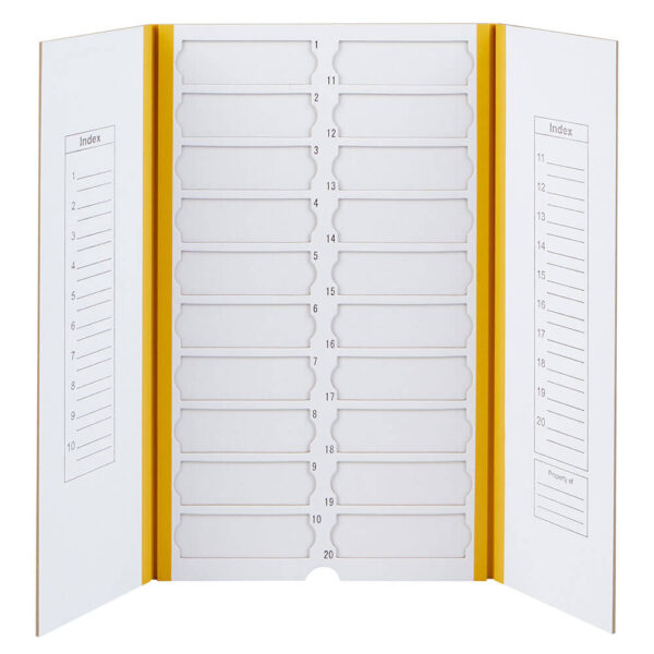 Slide folder, cardboard