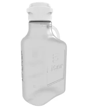 EZBio® Carboy, PETG, 5 L, No Spigot, VersaCap® 83 mm, Double Bagged, Non Sterile, 1/EA