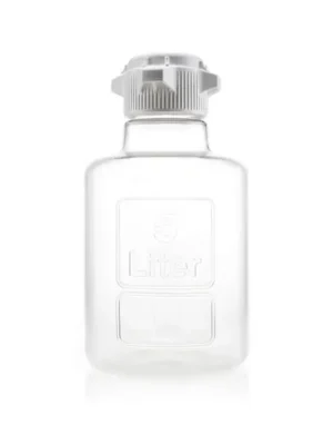 EZBio Titanium Round Carboy, PC, 5 Liter, No Spigot, VersaCap 83B, Sterile, 1/CS