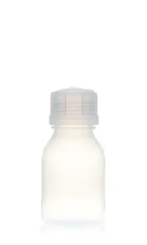 EZBio® Pure PFA Bottle, 500 mL Low Temperature Resistant, Autoclavable ultraclean Bottle with GL45 (45 mm) Cap, 1/EA
