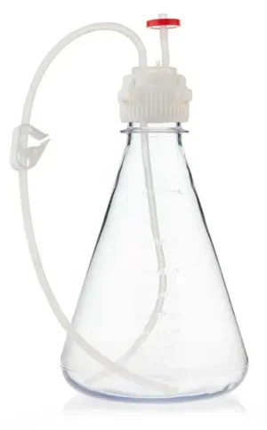 EZBio® Flask Assembly 2L VersaCap® 53B, PC, No Baffle EZBio Tubing  w/ Plug and Vented w/ Diptube