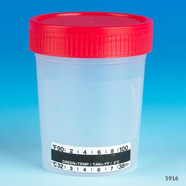 Specimen container, 4oz, PP MG