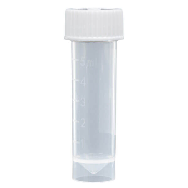 Transport tube, 5mL, PP, SS